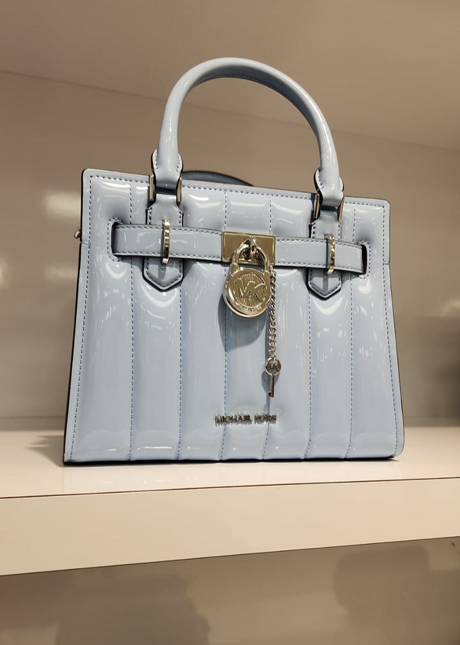 Michael Kors Womens' Hamilton Small Leather Satchel