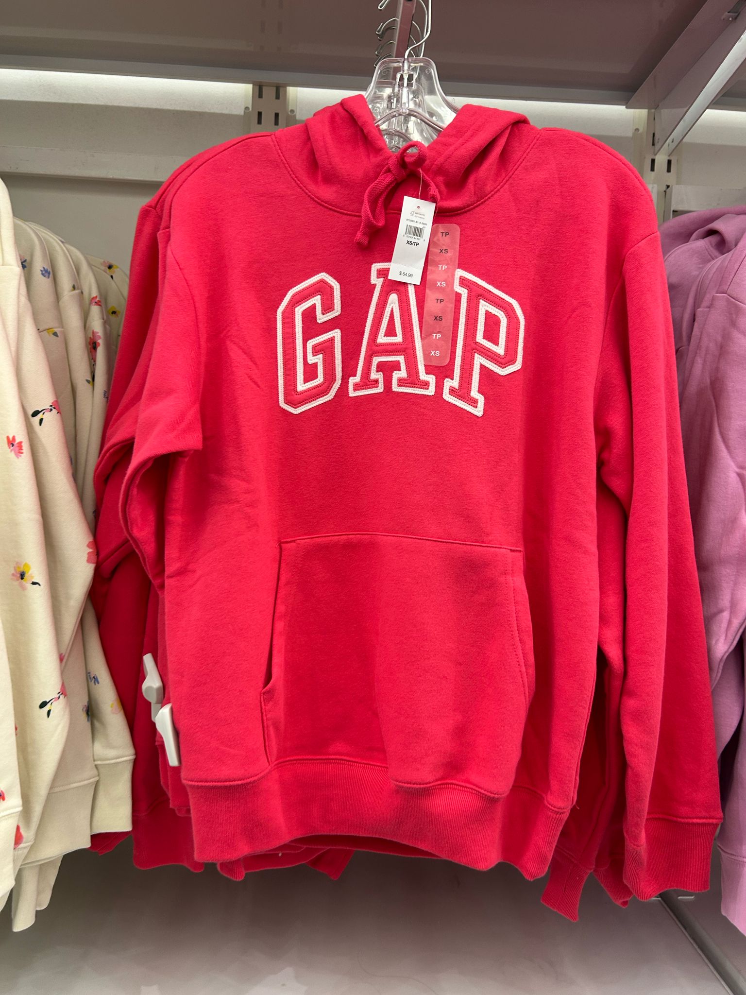 Women Gap Logo Hoodie/raspberry