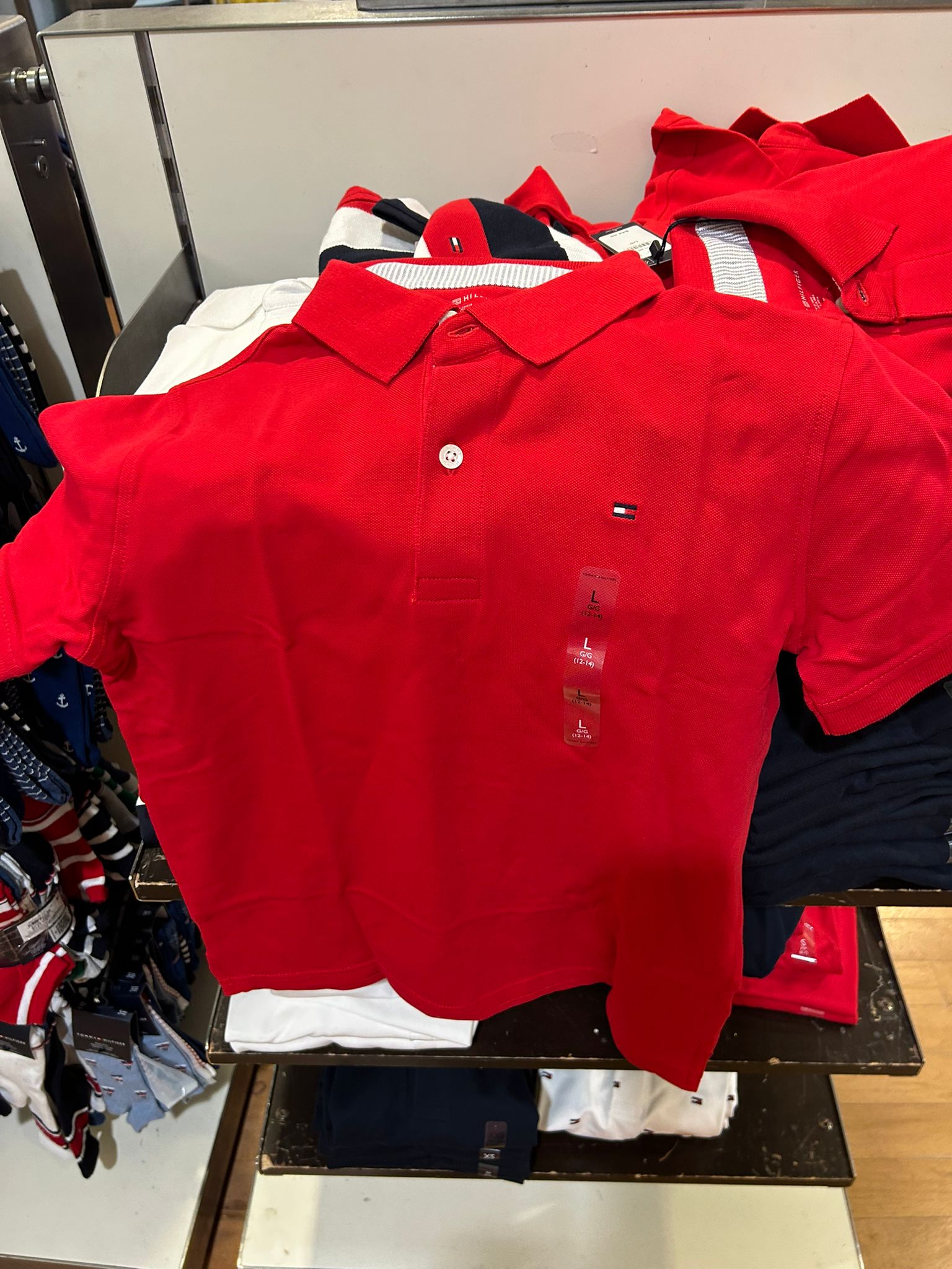 Tommy Boys' Solid Stretch Polo