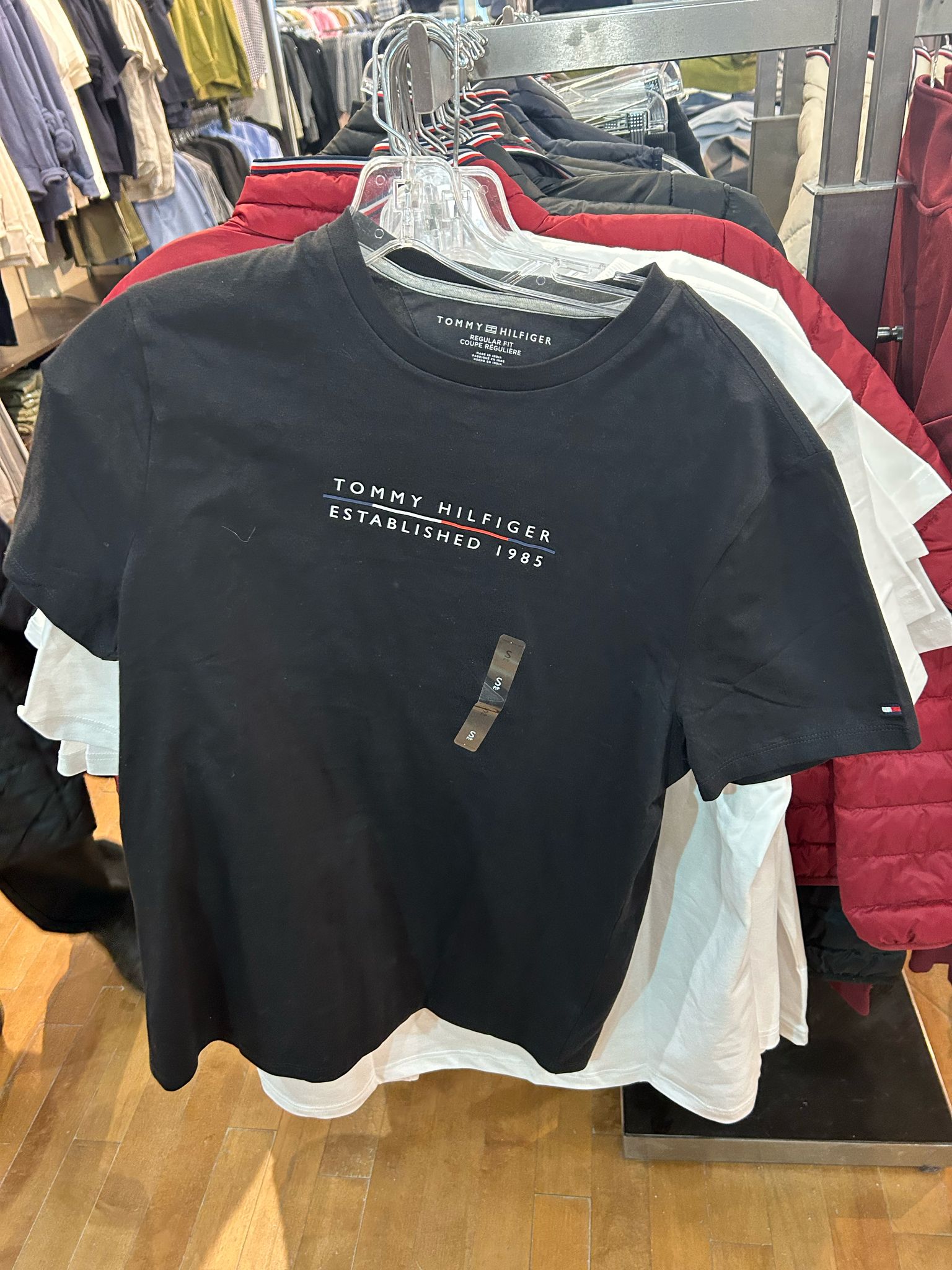 MEN TOMMY Embroidered Hilfiger Logo T-Shirt