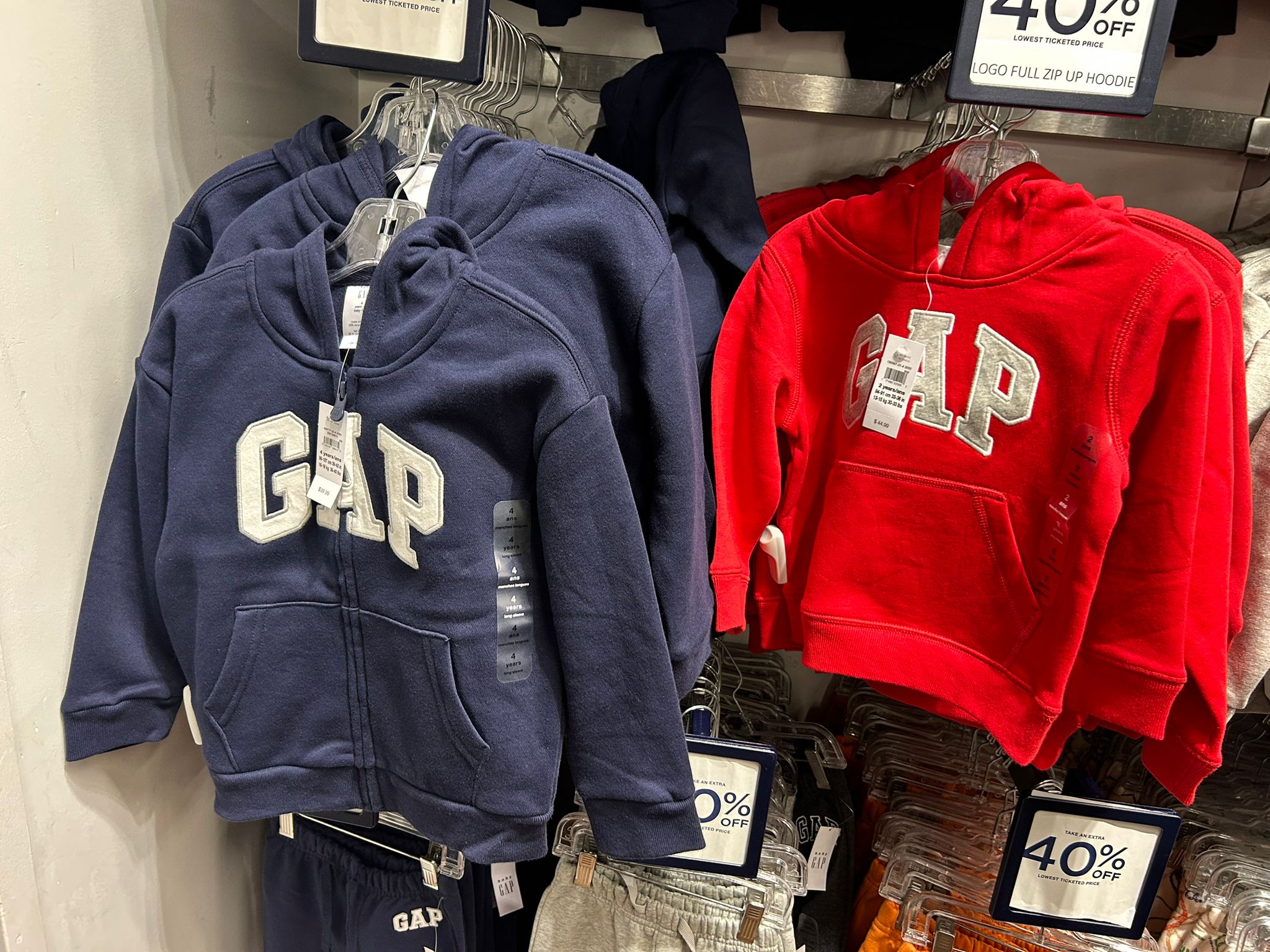 BabyBOY Gap Relaxed Logo Hoodie  Tapestry Navy