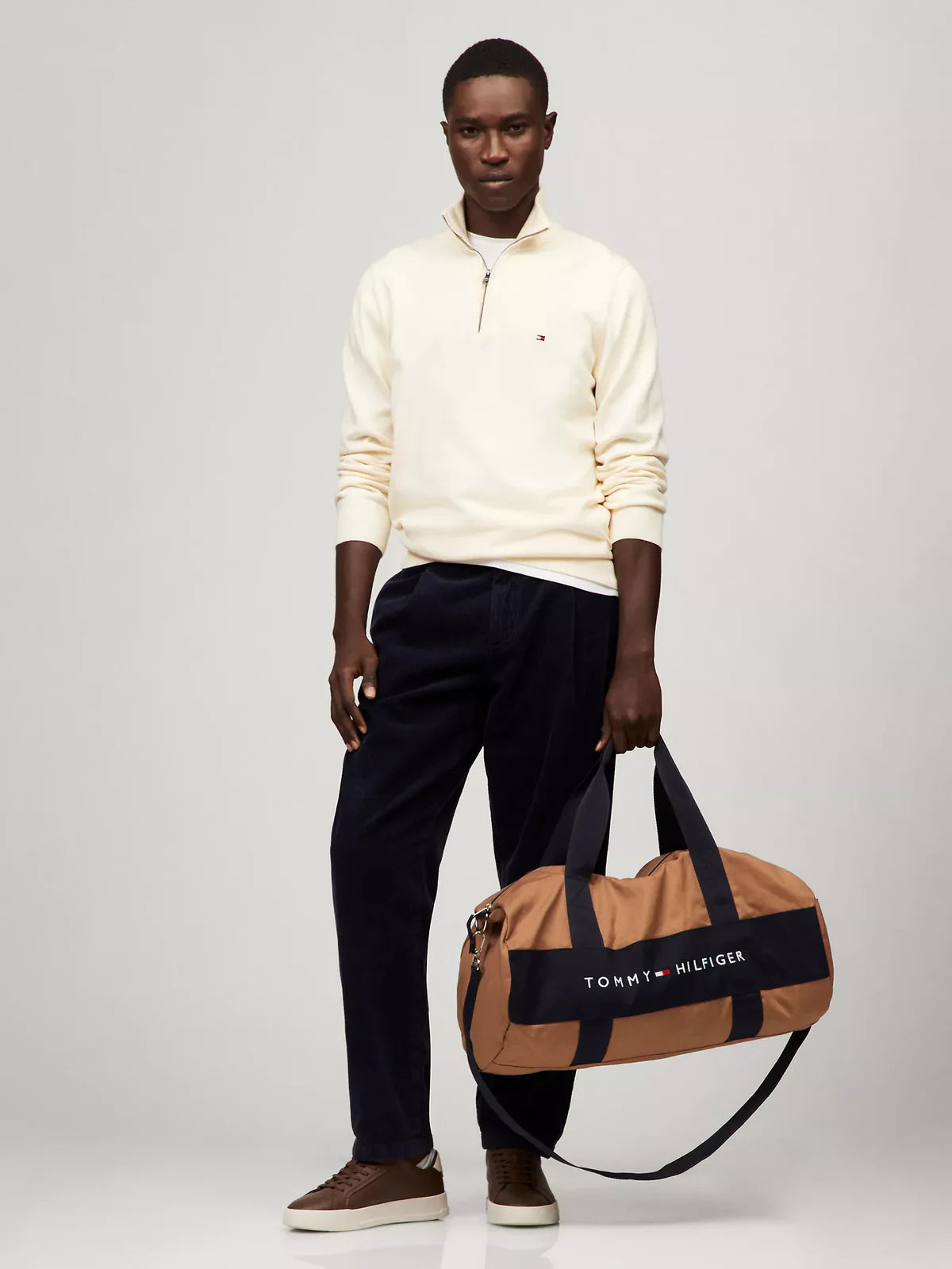 Tommy Logo Chambray Duffel Bag
