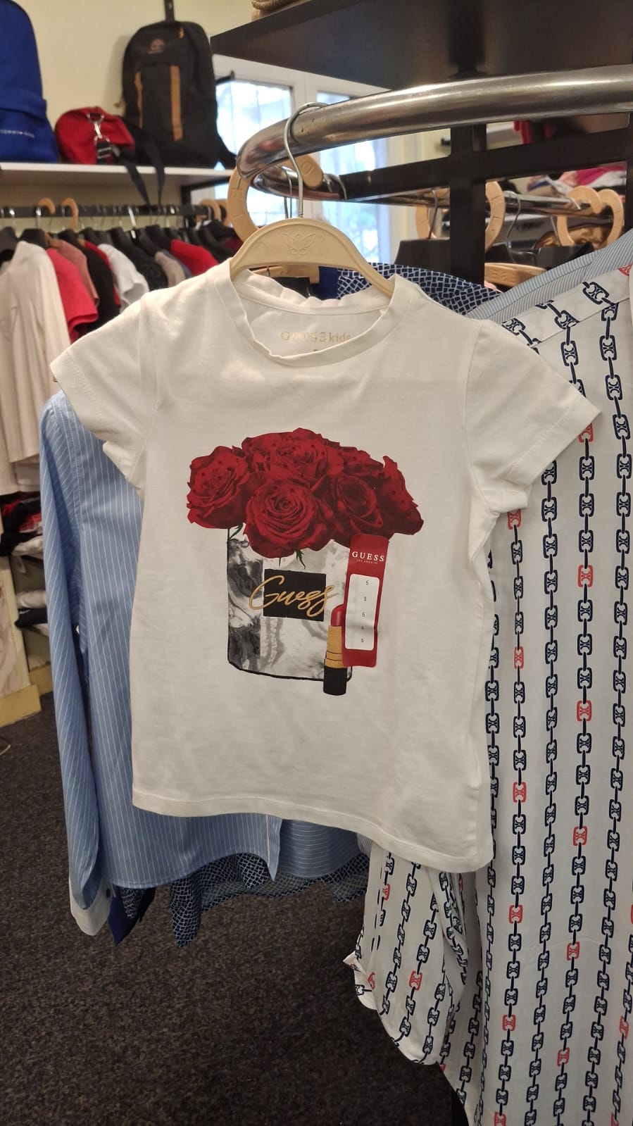 Girls' GUESS Perfume Bottle Embellished Graphic Tee