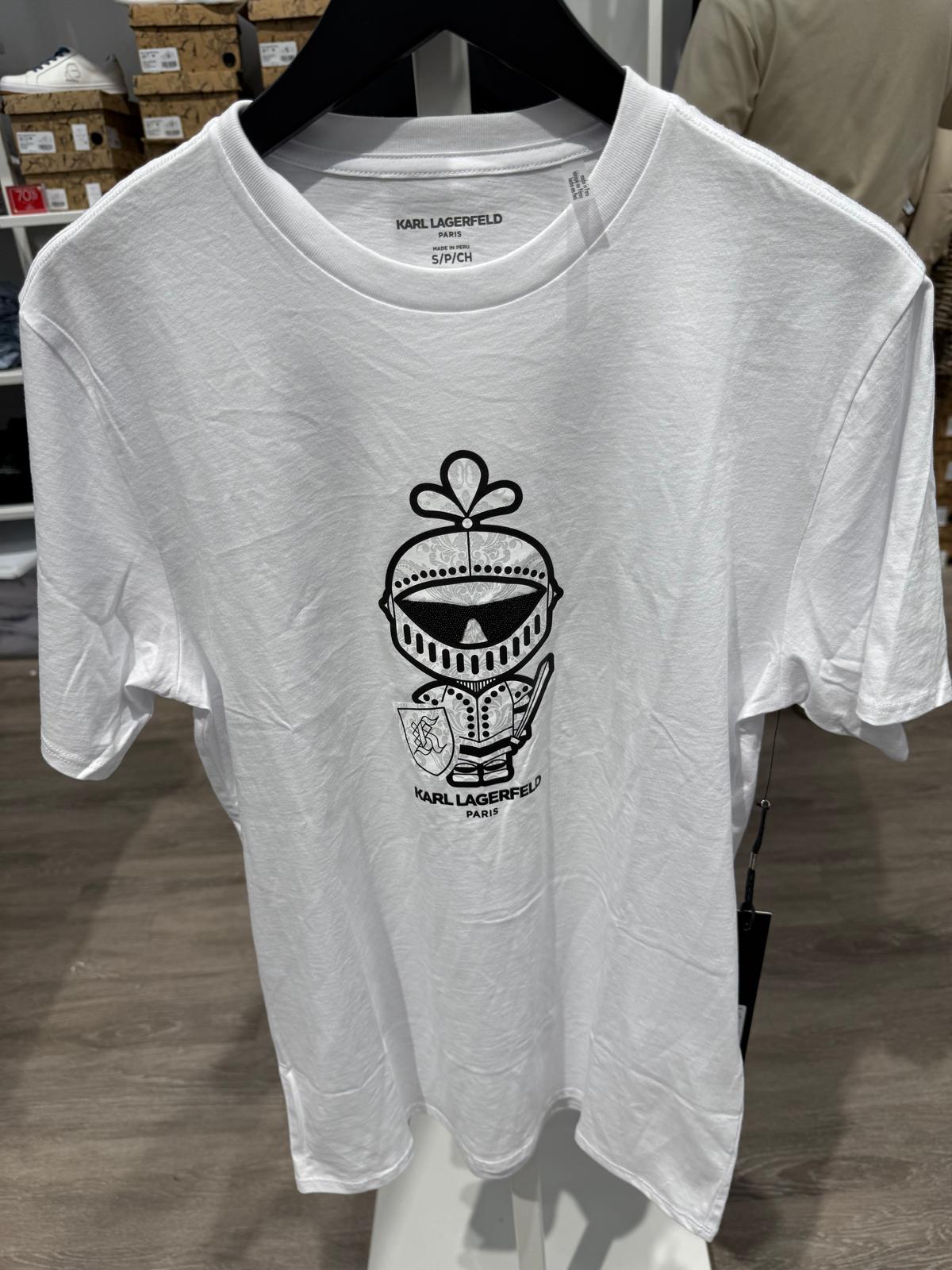 MENS' KARL LAGERFELD Paris TEXTURED KARL ARMOUR TEE