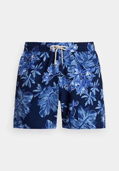 POLO MEN'S TRAVELER CLASSIC SWIM TRUNK - Blue Tropical