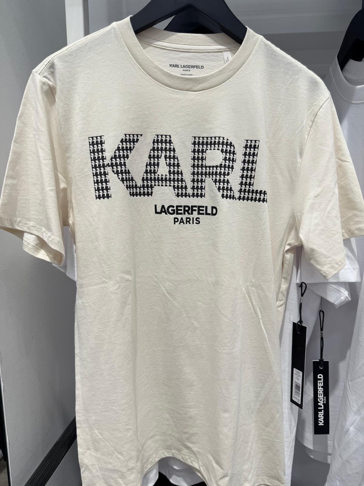 KARL LAGERFELD Men's COLOR BLOCKED LOGO TEE
