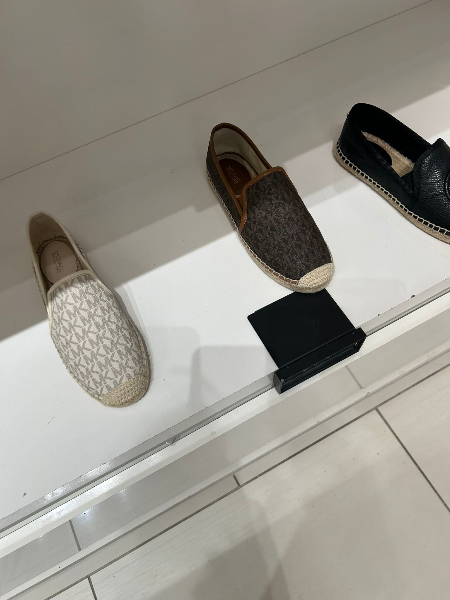 Michael Kors WOMENS' Hastings Signature Logo Slip-On Espadrille VANILLA