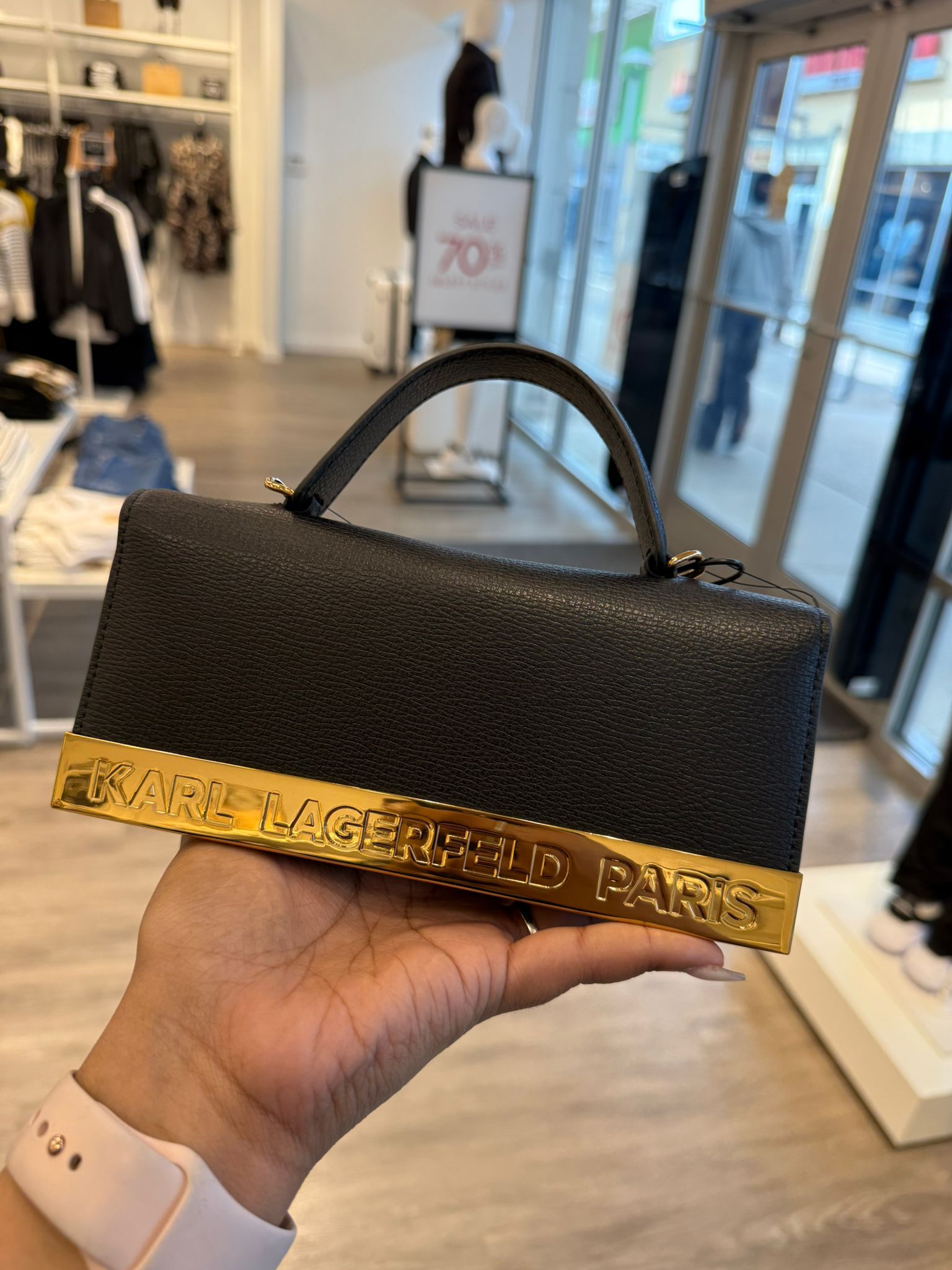 Karl Lagerfeld Women's JACQUELINE WALLET WITH CHAIN