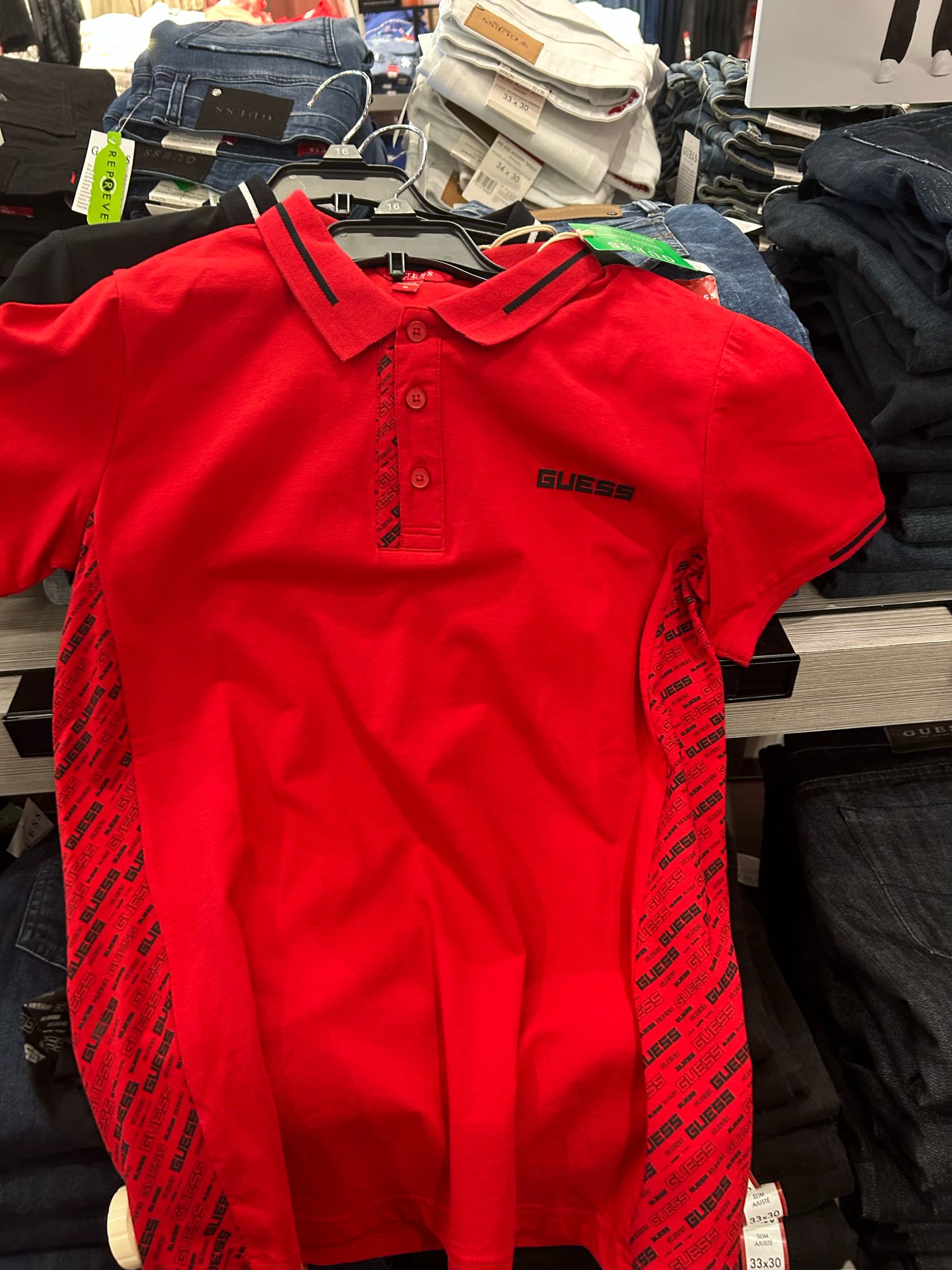 Eco Erwin Logo-Tape Polo (7-16) | GUESS Boys