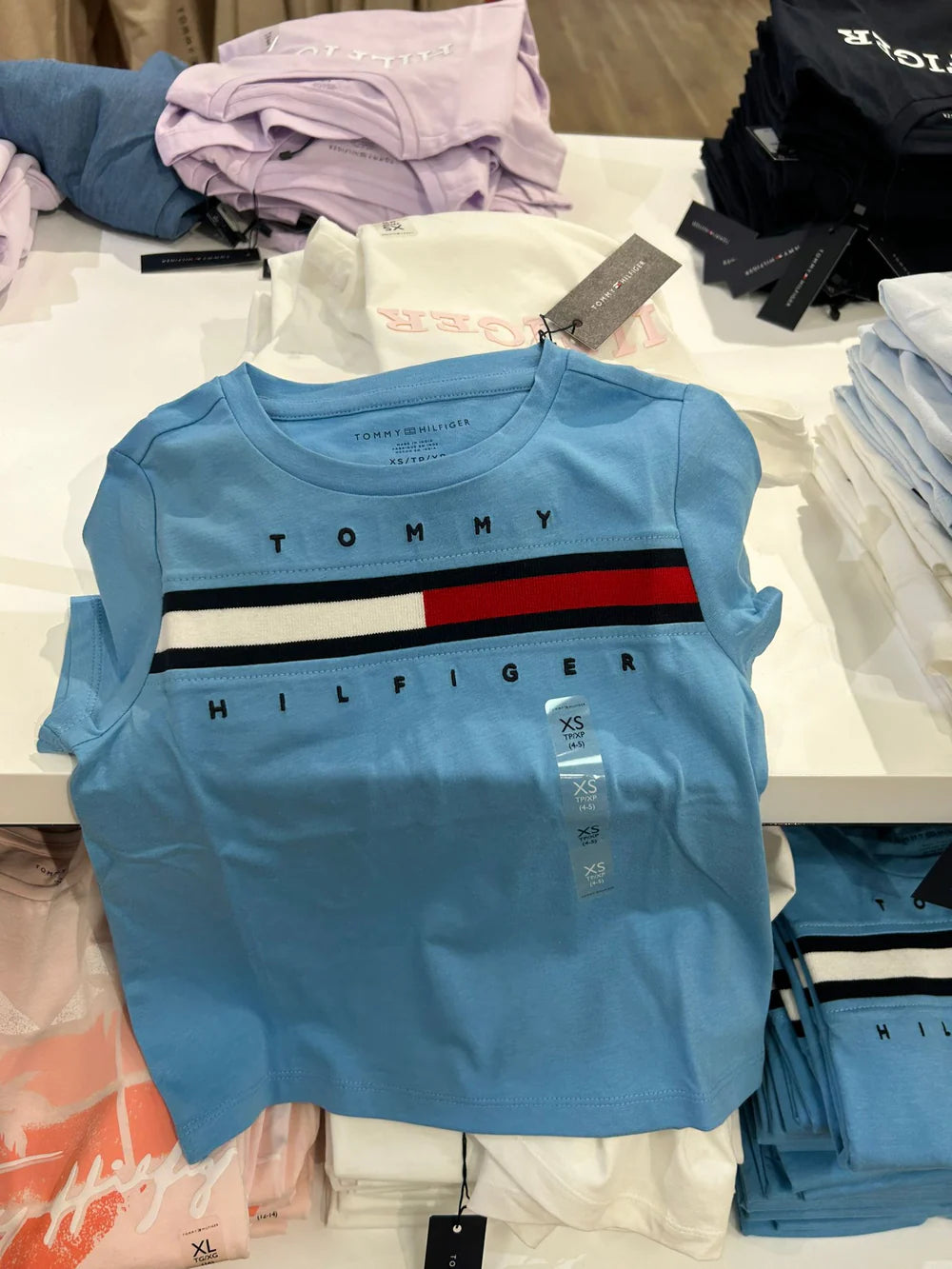 Girls' Tommy Flag Stripe T-Shirt
