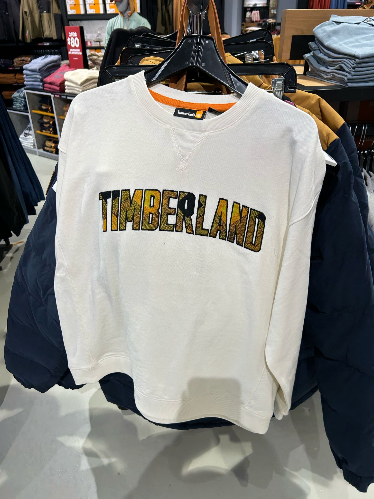 Women's Timberland Checkered Logo Sweatshirt