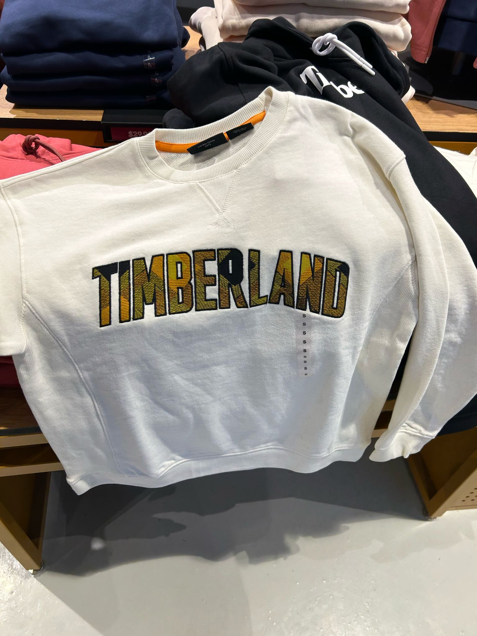 Women's Timberland Checkered Logo Sweatshirt