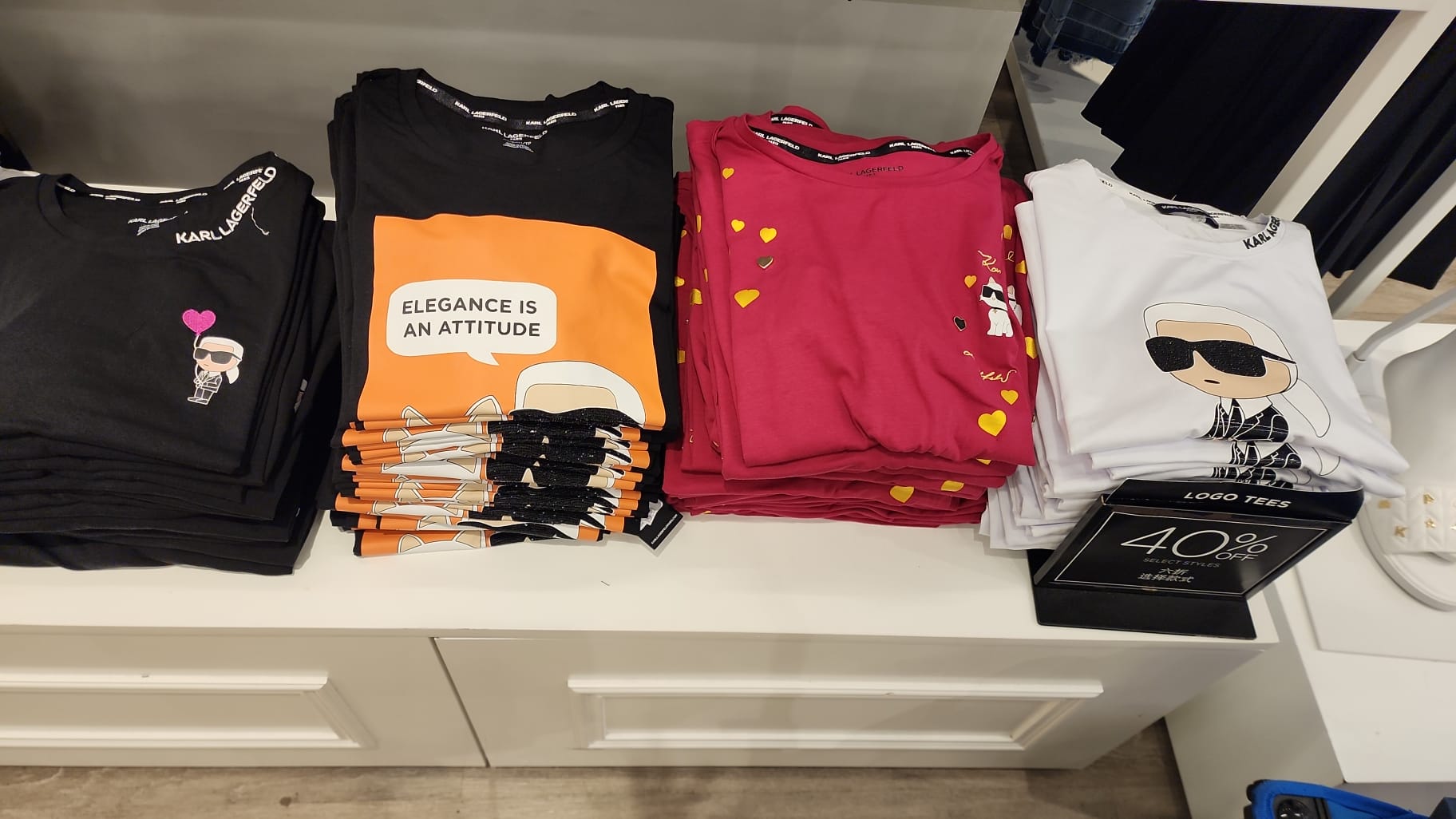 Womens' Karl Lagerfeld Paris KARL HEART TEE