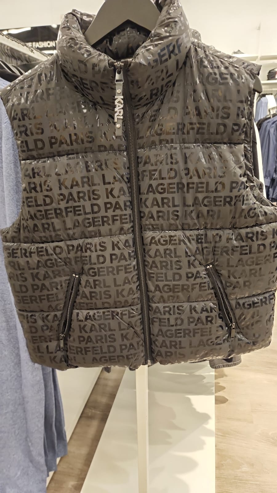 Karl Womens' TONAL LOGO PUFFER VEST