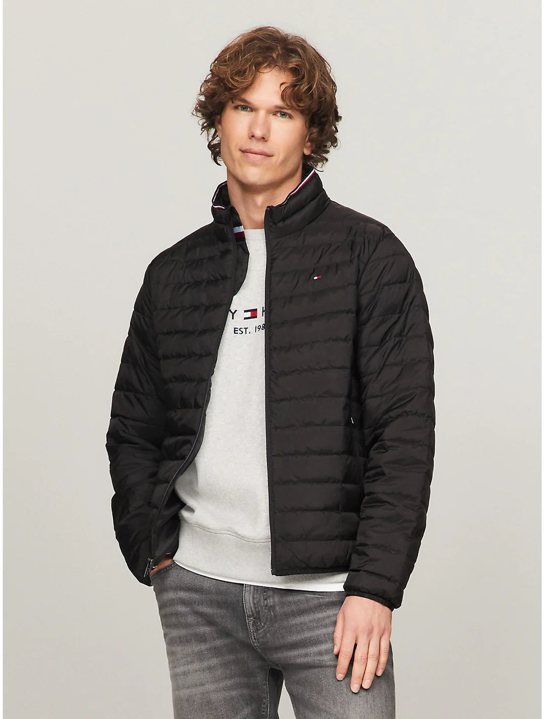 MENS' TOMMY HILFIGER Lightweight Packable Jacket black