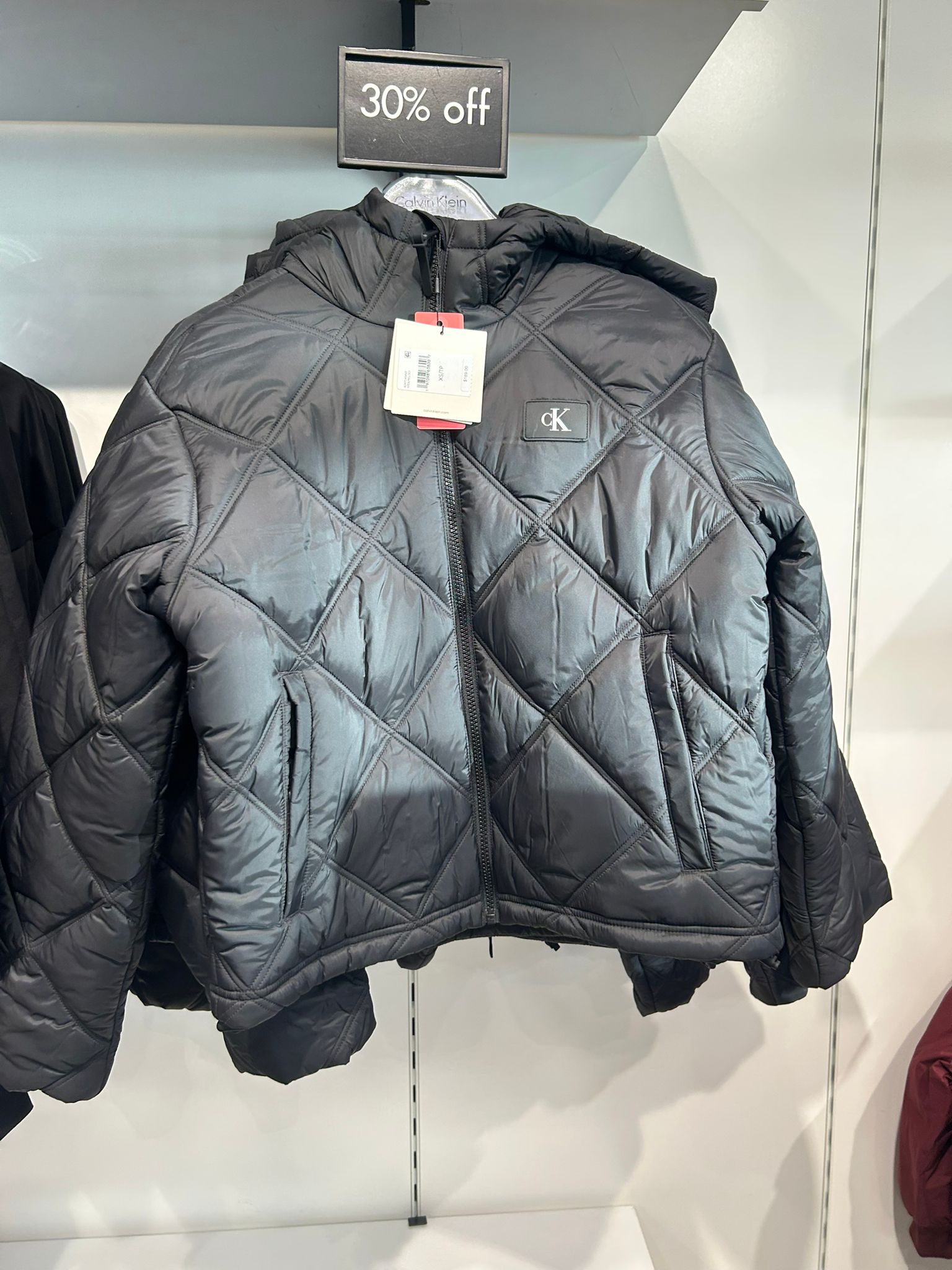 Calvin Klein Womens' Short Puffer Jacket bLACK