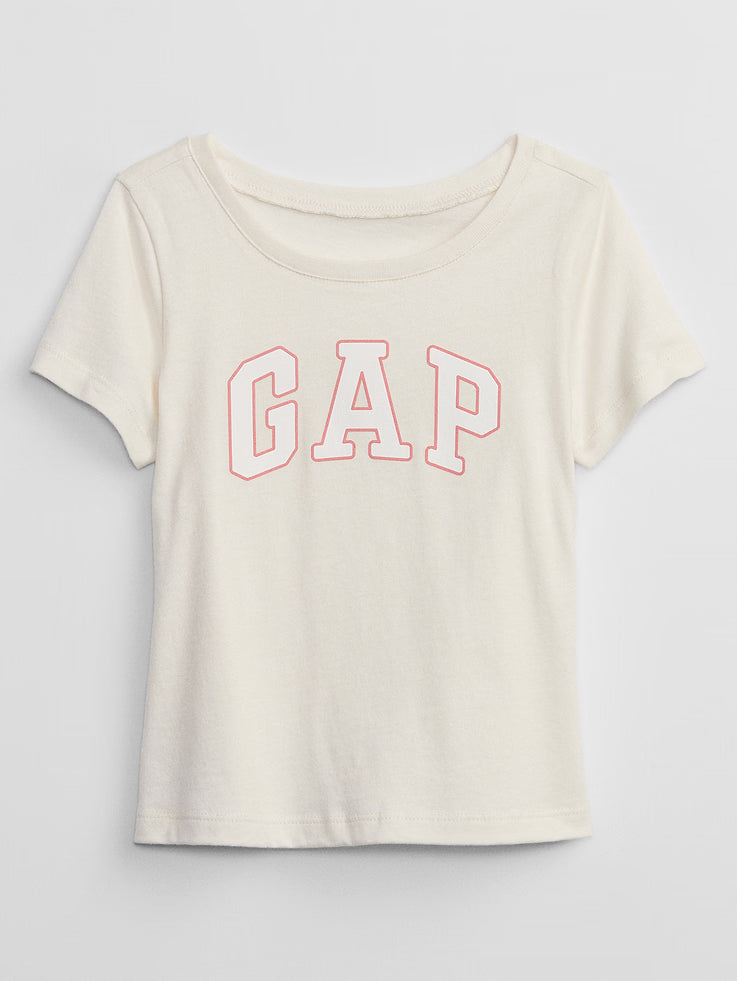 babyGap Logo T-Shirt-Ivory Cream Frost