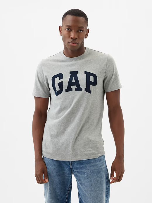Everyday Soft Gap Logo T-Shirt-Heather Grey