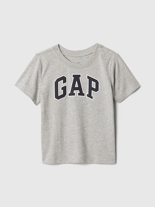 Gap Kids Graphic T-Shirt- Charcoal Heather Grey