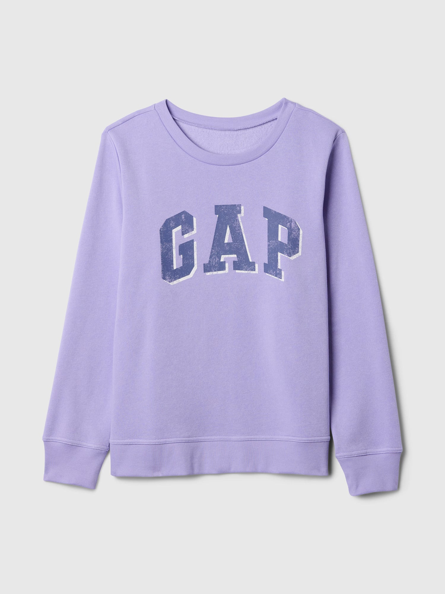 WOMEN Relaxed Gap Logo Sweatshirt/warm purple violet