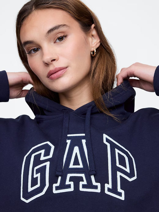 Womens' Gap Logo Hoodie Navy Uniform