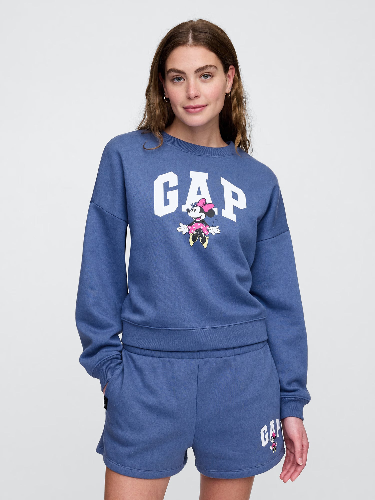 Women Gap × Disney Minnie Mouse Oversized Gap Logo Sweatshirt