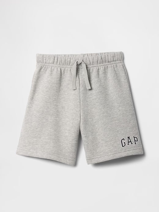 babyGap Relaxed Logo Pull-On Shorts-Grey