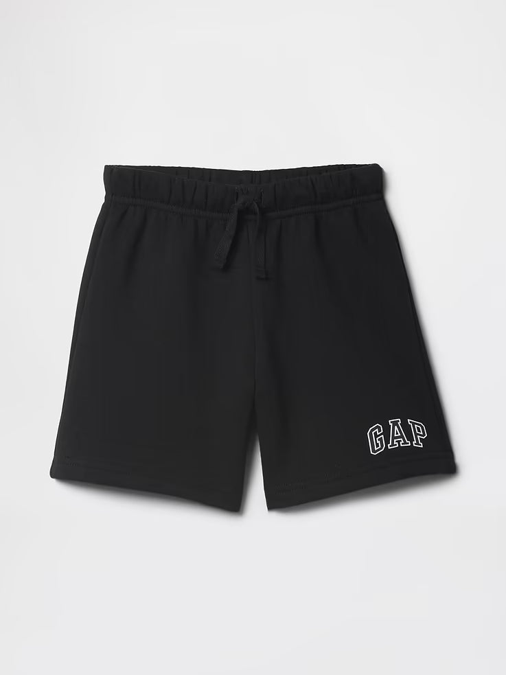 babyGap Relaxed Logo Pull-On Shorts-Black
