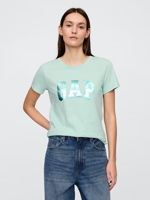 Gap WOMEN Logo T-Shirt/aqua glass