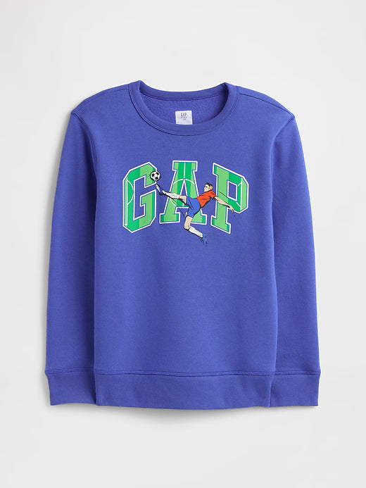 Boys Gap Logo Sweatshirt Dazzling Blue Soccer