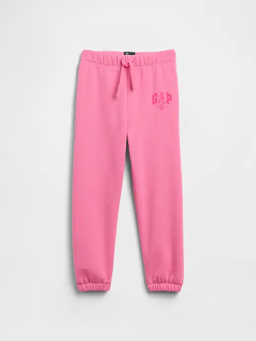 BabyGirl Gap × Disney Relaxed Logo Pull-On Joggers Love Letter Pink Minnie Mouse