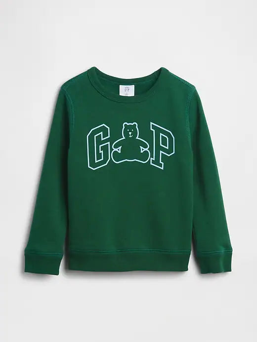BabyBOY Gap | Logo Sweatshirt Evergreen Glamour Green