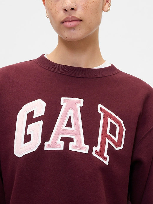Womens' Gap Logo Sweatshirt Tuscan Red