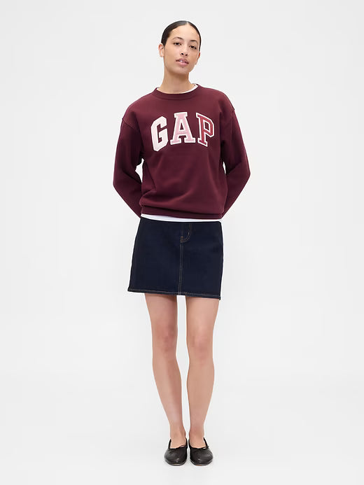 Womens' Gap Logo Sweatshirt Tuscan Red