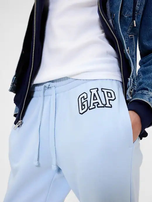 Womens' Gap Logo Straight Sweatpants Light Blue