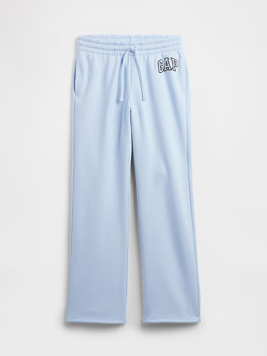 Womens' Gap Logo Straight Sweatpants Light Blue