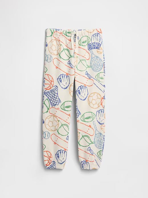 babyboy Gap Relaxed Logo Pull-On Joggers Flurry Beige Sports