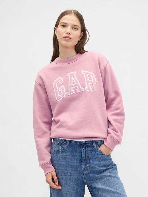 Womens' Gap Logo Sweatshirt Lilas Pink