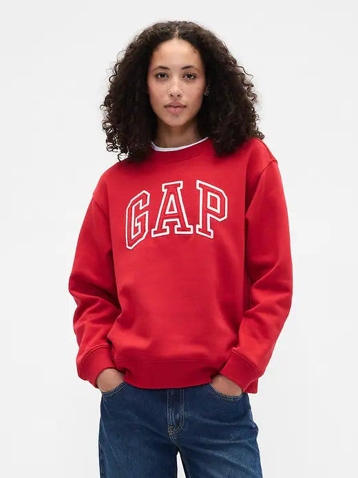 Womens' Gap Logo Sweatshirt Modern Red