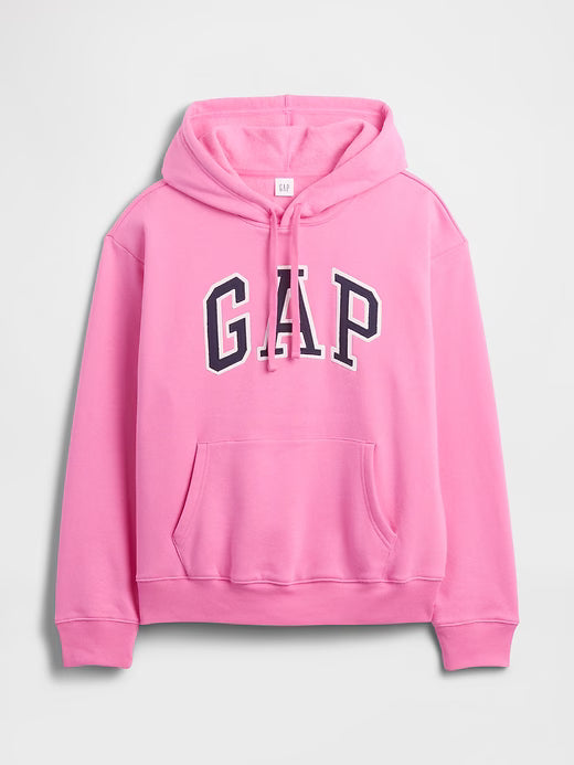 Womens' Relaxed Gap Logo Hoodie Love Letter Pink