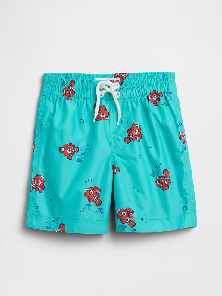 babyGap × Disney Swim Trunks-Aqua Tropic Nemo