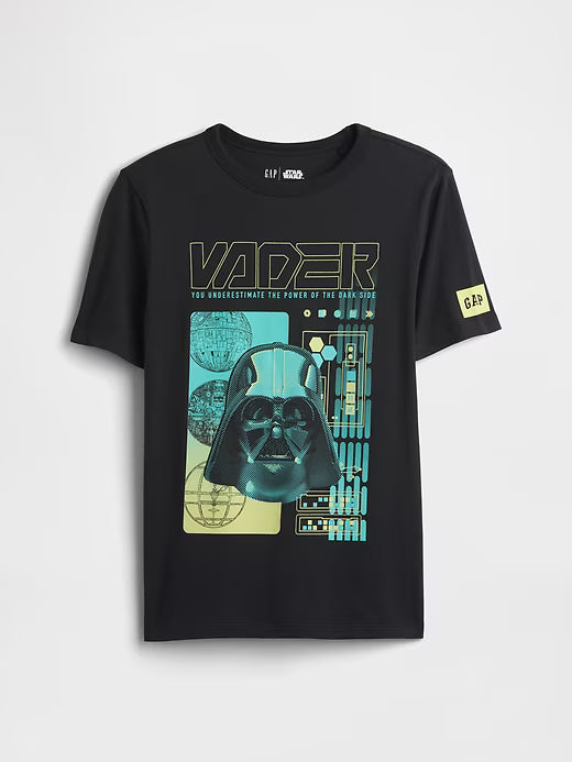 Gap Kids Star Wars™ Graphic T-Shirt-Black Moonless Night