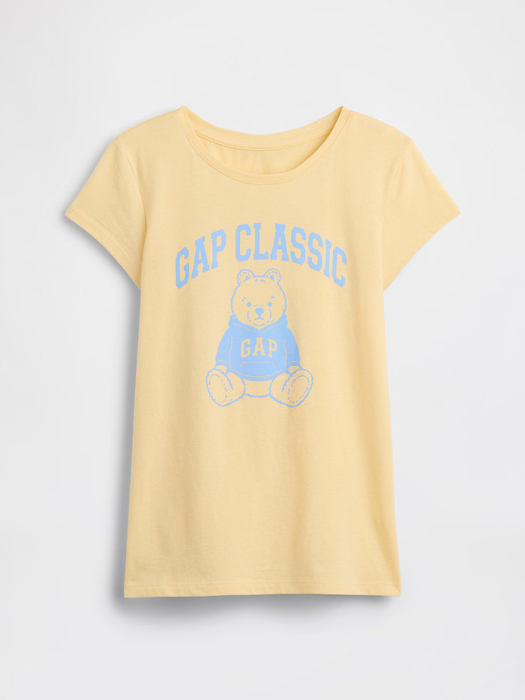 GapKids Girls'  Graphic T-Shirt-Light Yellow-