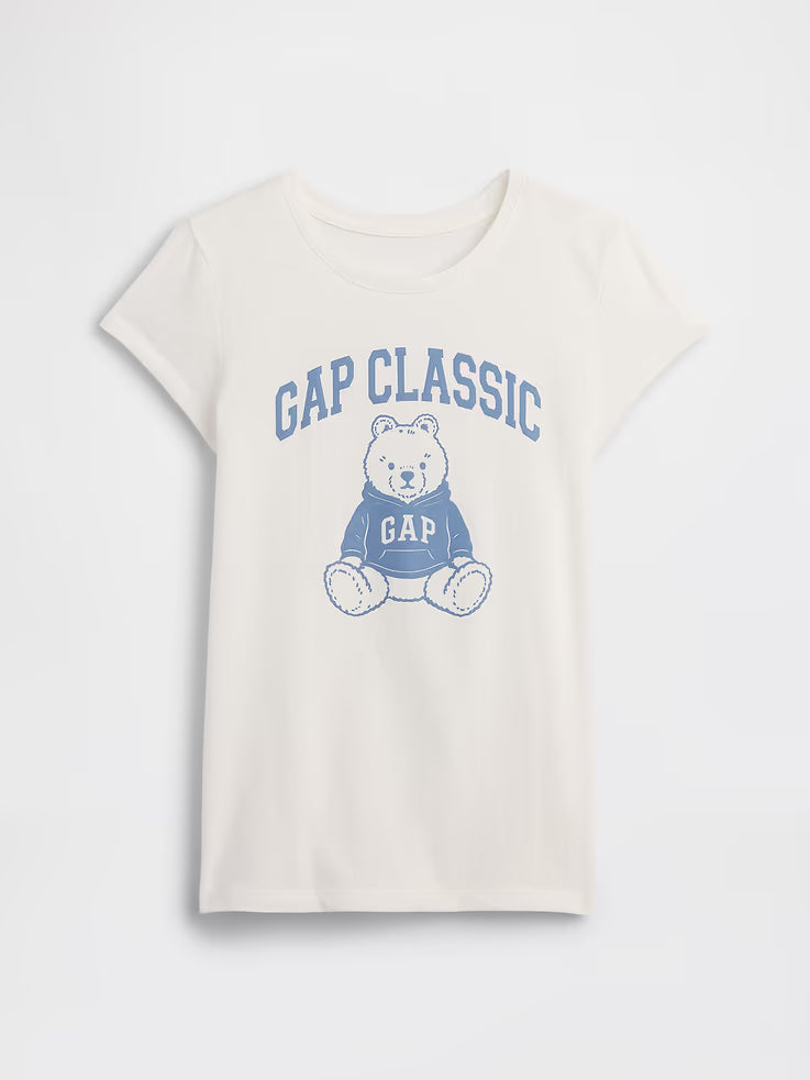 GapKids Girls'  Graphic T-Shirt-New Off White-