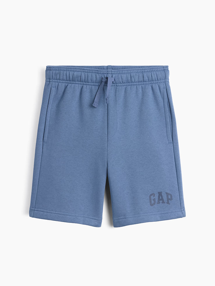 Boys' Relaxed Gap Logo Pull-On Shorts-Bainbridge Blue