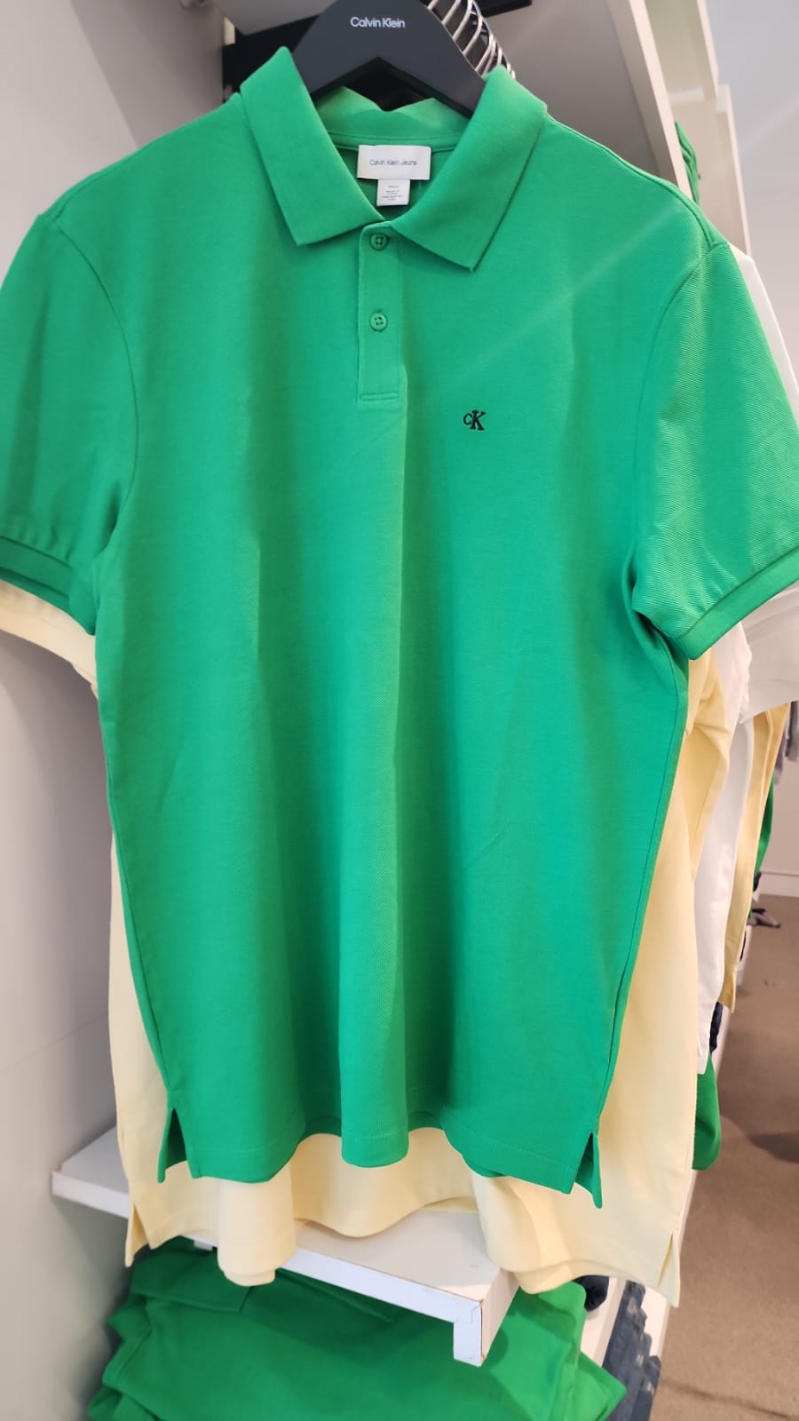 MENS' Calvin Klein Cotton Pique Classic Polo Shirt /Regular Fit