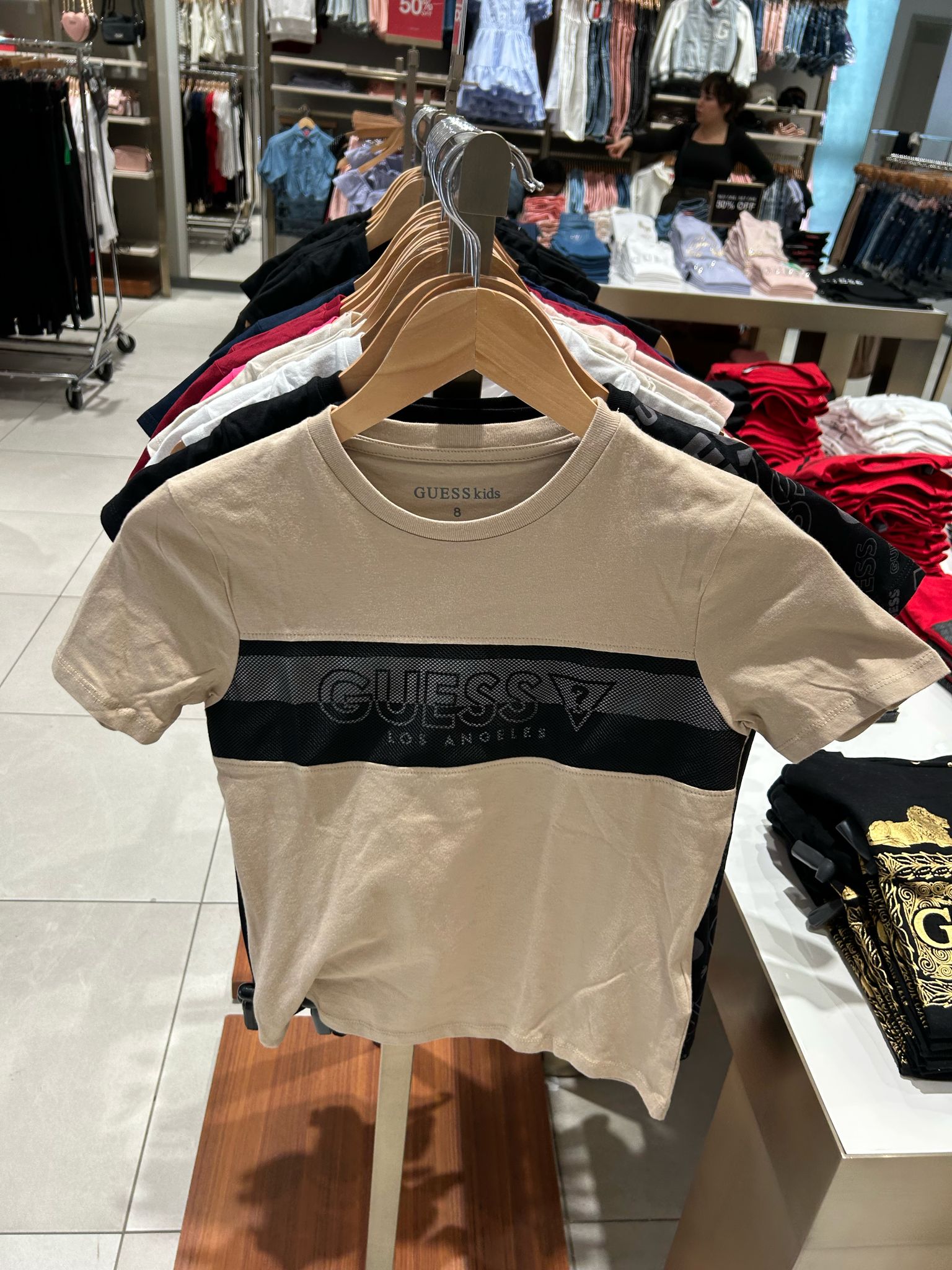 GUESS BOYS' Mesh Logo Tee (7-16)