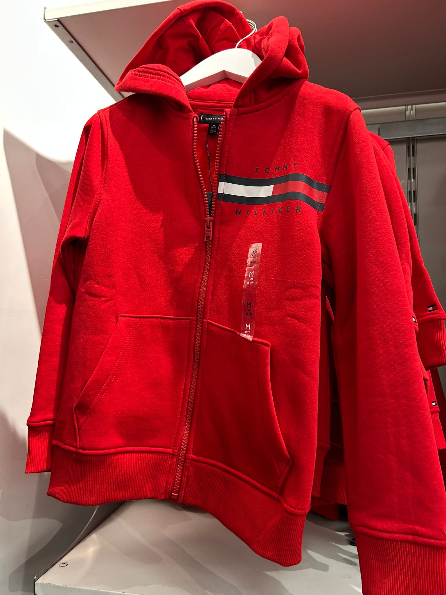 Boys Tommy Logo Zip Hoodie