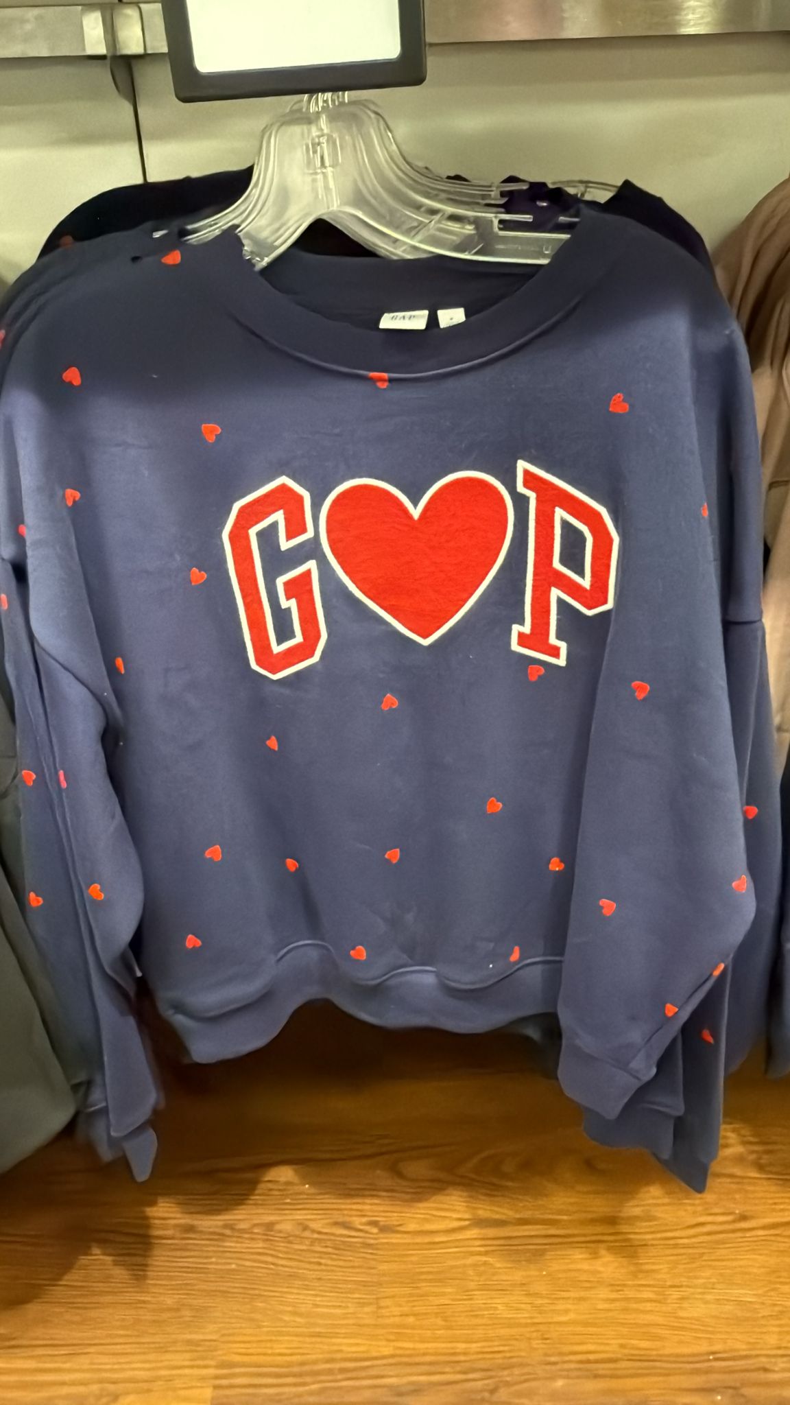 WOMENS' GAP Sweatshirt 'HERITAGE' in Navy