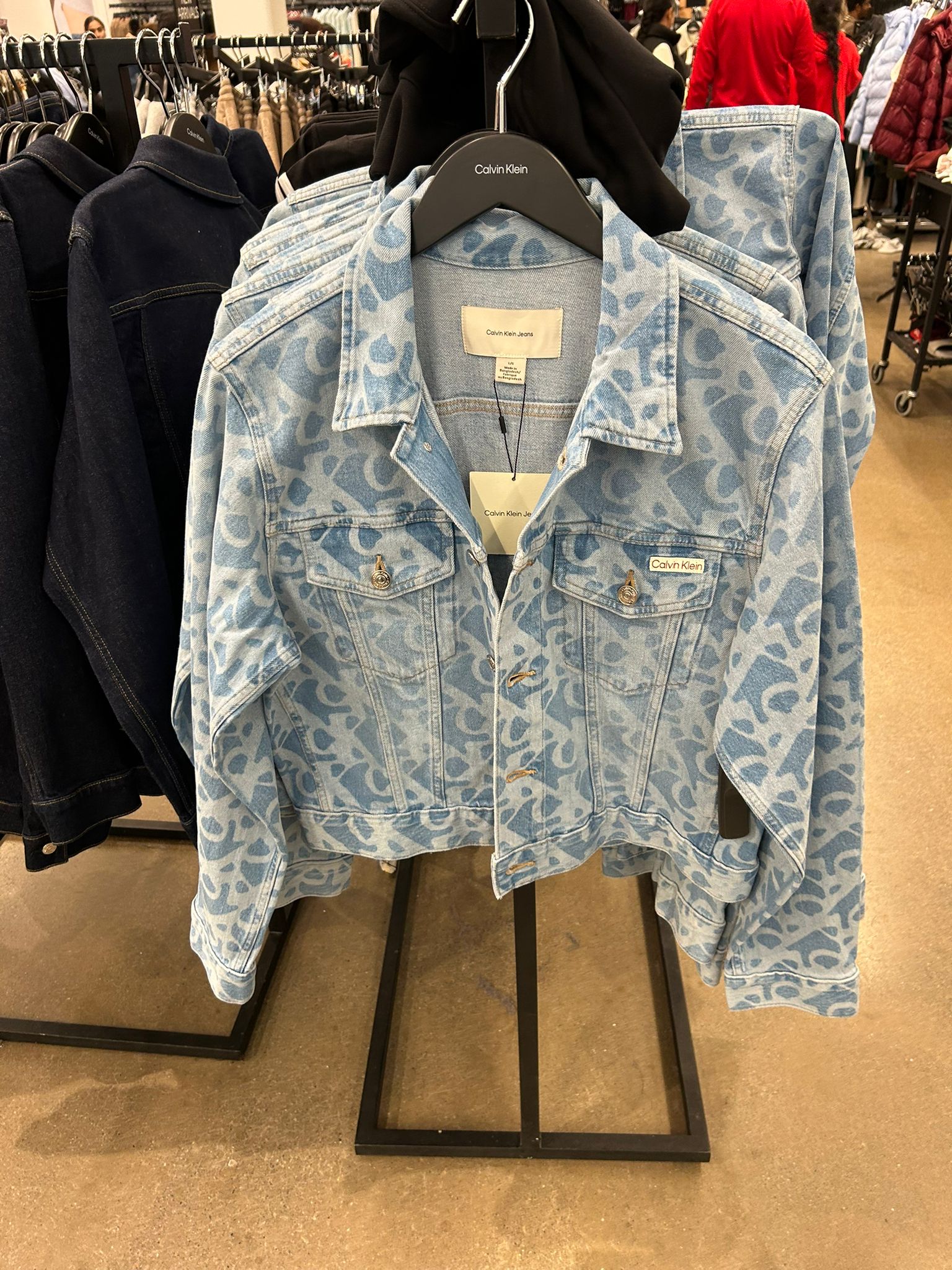 Calvin Klein WOMENS' Classic Trucker Jacket